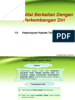 1.0 Kepercayaan Kepada Tuhan