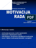 Motivacija Rada