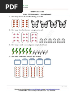 How Many Flowers Does Each Butterfly Get To Sit?: CBSE Worksheet-02 CLASS - III Mathematics - Sharing Equally