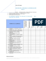 Pauta de Evaluacion de Lenguaje y Comunicacion Semana 2 1