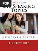Download IELTS SHARE 240 Speaking Topics for Ielts by huhata SN312129290 doc pdf