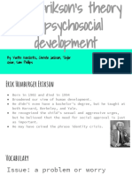 social development- focusing on eriksons theory of psychosocial development