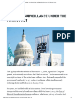 U3l12a9 - Aclu - End Mass Surveillance Under The Patriot Act