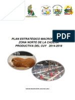 Plan Estrategico Macroregionalnorte de La Cadena de Cuy 2014 - 2018