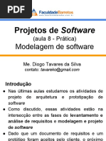 Projetos de Software (Aula 8) Modelagem de Software