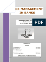 RISK MANAGEMENT IN BANKS TITLE