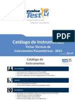 Catalogo de Instrumentos Psicometricos 2015