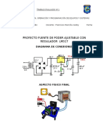 Fuente de Poder Ajustable Con Regulador Lm317