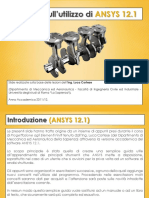 Appunti Esercitazioni Guida Ansys 12