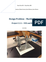 Design Problem - Marble Sorter: Project 3.3.1 - Vex and Robotc