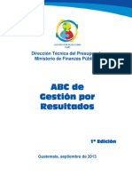 Guía ABC de Gestión por Resultados