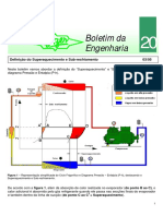 Definição de superaquecimento e sub-resfriamento no ciclo frigorífico