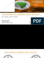 Atualização Do Cenário Fiscal 2016 - 2017