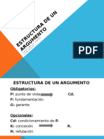 Estructura de Un Argumento