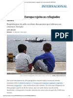 É Assim Que a Europa Rejeita Os Refugiados Sírios _ Internacional _ EL PAÍS Brasil