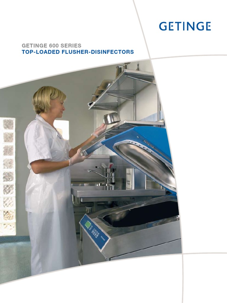 Getinge 600 Series: Top-Loaded Flusher-Disinfectors | PDF | Hygiene ...