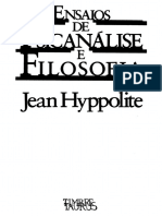 HYPPOLITE, Jean. Ensaios de Psicanálise e Filosofia PDF