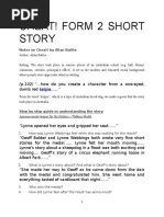 Cheat! Form 2 Short Story: (p.102) " How Do You Create A Character From A One-Eyed