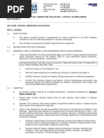 Division 23 Hvac: 230548: Vibration Isolation / 230549: Seismic/Wind Restraints Section 230548: Vibration Isolation