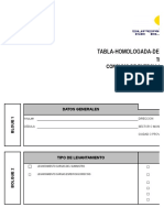 Tabla de Consumo Electrico