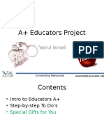 A+ Educators Project: Fazrul Ismail