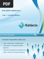 Aulas 1 a 10 - Inteligência Empresarial