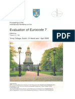 Evaluation of Eurocode 7