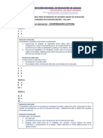 Claves - ECE Secundaria 2015 PDF