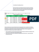 Cara Menandai Cell Dengan Conditional Formatting Di Excel