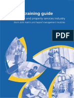 OHS Training Guide - Cleaining & Property Services Industry - Work Skills Matrix & Haza