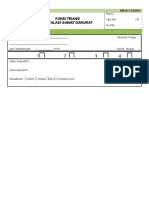 Form Triage Instalasi Gawat Darurat: Rsup Sanglah Denpasar RM.10.3 /ER/2012