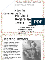 Modelos de enfermería de Martha Rogers