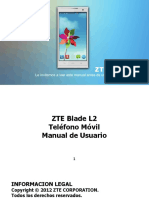 Manual de Usuario ZTE BLADE L2 PDF