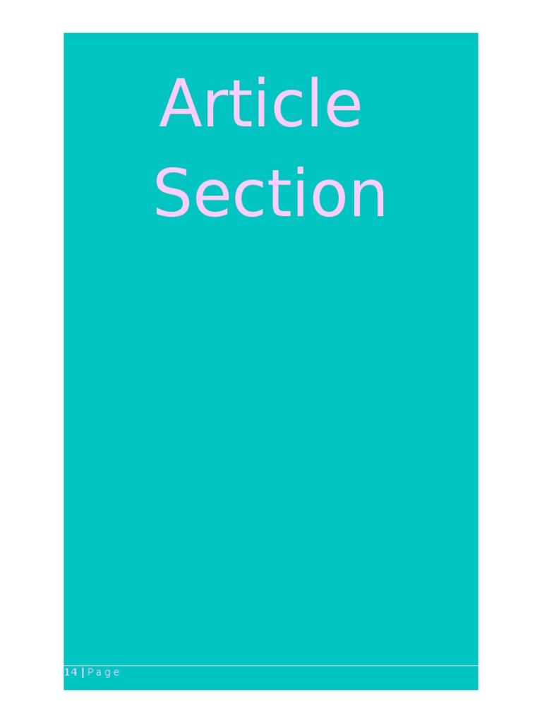 Article Section | PDF | American Sign Language | Human Communication