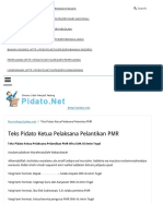 Teks Pidato Ketua Pelaksana Pelantikan PMR MANCIB PDF
