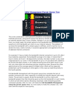 Full Bandwidth Management Parent Queue Tree