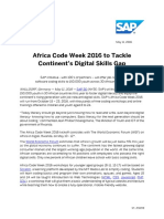 Africa Code Week 2016 to Tackle Continent’s Digital Skills Gap