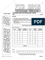 2015 Science PPT PT3 (Soalan) PDF