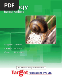 Biology Practical Handbook Class 11