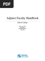 Adjunct Faculty Handbook 2015-2016