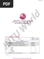 JNTU World: Part - A (Short Answer Questions)