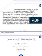 Chapter 6. Overloading Operator