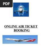 Online Ticket Booking