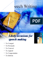 Speech Writing