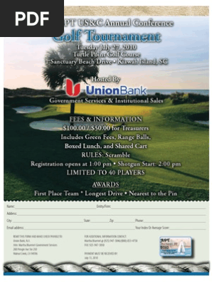 Golf Tournament Flyer