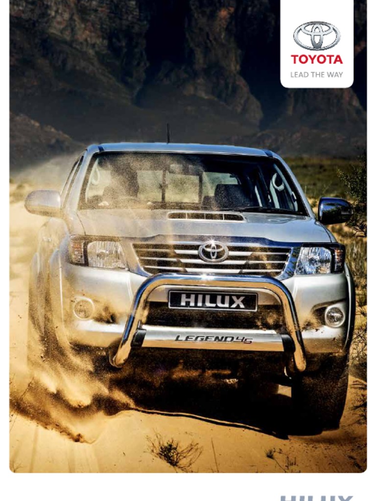 Hilux Brochure Four Wheel Drive Toyota