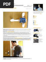 Secret Knock Detecting Door Lock - Grathio Labs