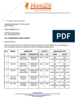 Genset Harga Penawaran