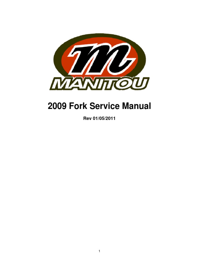2009 Fork Service Manual PDF Suspension (Vehicle) Nut (Hardware)