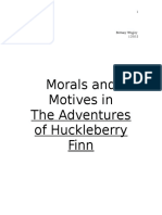 Final Essay Huckleberry Finn
